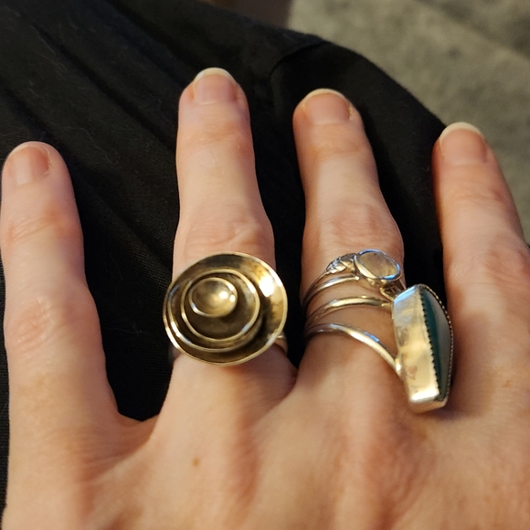 Peony ring size 5 - Picture 5 of 6